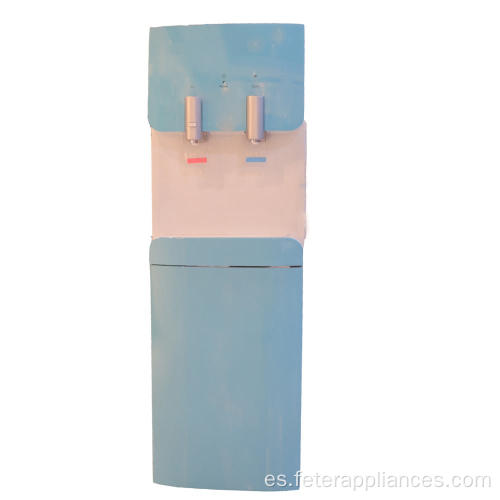dispensador de agua OEM o Feter con refrigerador de color blanco y negro